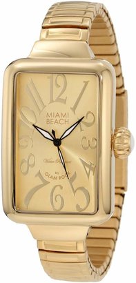 Glam Rock Women's MBD27156 Miami Beach Art Deco Tone Dial Ion-Plated Stainless Steel Watch