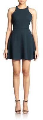 Elizabeth and James Magdalena Textured Fit-and-Flare Dress