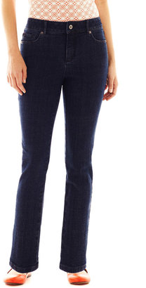 Liz Claiborne 5-Pocket Slim-Leg Jeans - Petite