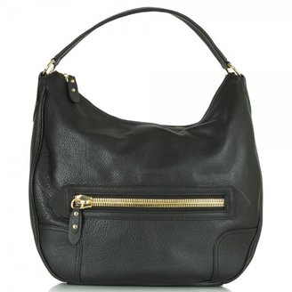 Daniel Black Leather Sheryl Shoulder Bag