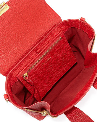3.1 Phillip Lim Pashli Mini Leather Satchel Bag, Red