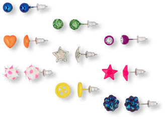Children's Place Fun shapes earrings 9-pack