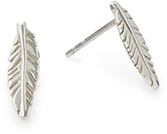 Alex and Ani Feather Post Earrings