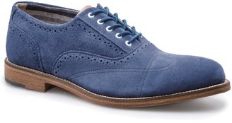 J Shoes Lancaster Men's Blue Suede Brogues E8101