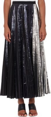 Proenza Schouler Metallic Pleat Skirt