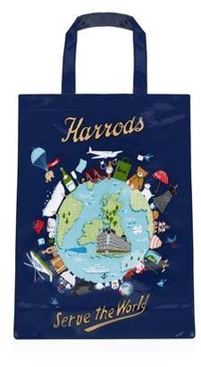 Harrods Around The World Shopper Bag