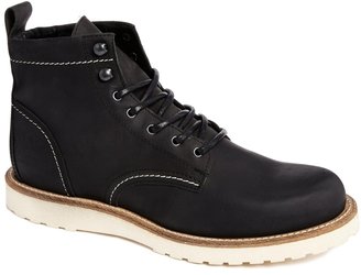 Jack and Jones Leather Boots Pepper