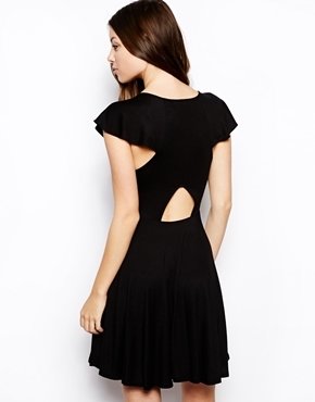 BCBGeneration Dress with Knotted Open Back
