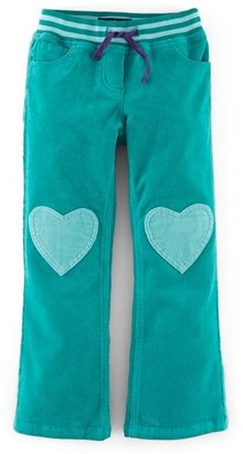 Mini Boden Heart Patch Corduroy Pants (Toddler Girls, Little Girls & Big Girls)
