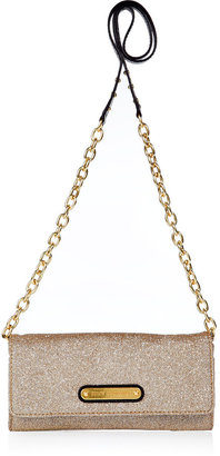 Juicy Couture Champagne glitter wallet with removable strap