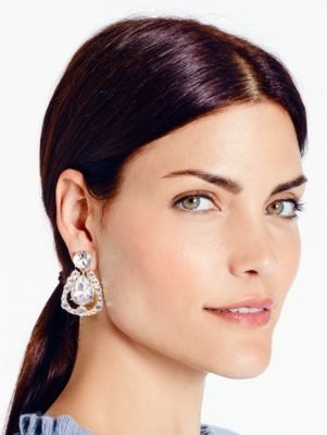 Kate Spade Grand debut gems chandelier earrings