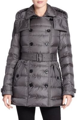 Burberry Shredale Belted Puffer Coat