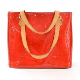 Louis Vuitton very good (VG Red Monogram Vernis Houston Bag