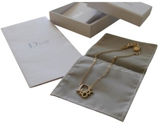 Christian Dior Gold  Oblique Necklace
