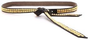 B-Low the Belt Studded Tie Belt