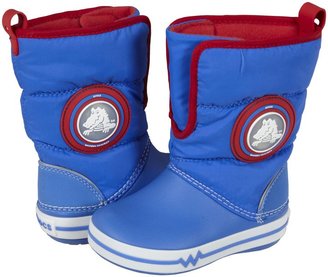 Crocs CrocLights Gust Boot (Toddler/Youth) - Varsity Blue/White-8