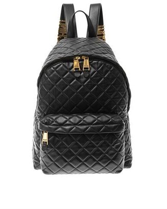 Moschino Quilted leather backpack