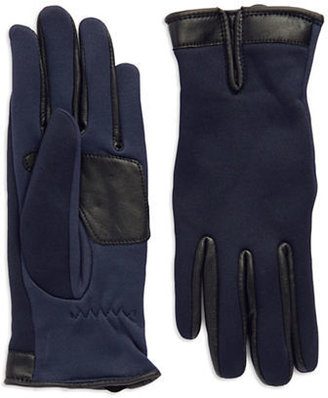 Echo Leather Trimmed Gloves