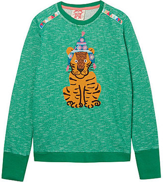 Tootsa Macginty Marled tiger print sweatshirt 2-8 years
