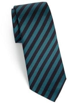 Saks Fifth Avenue Thick Striped Silk Tie