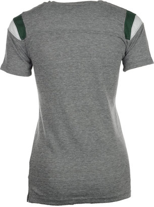 5th & Ocean Women's New York Jets Shoulder Stripe T-Shirt