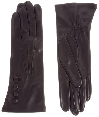 Dents Classic Button Leather Gloves