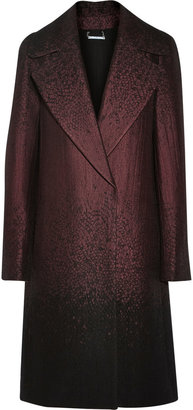 Diane von Furstenberg Nala printed wool-blend coat
