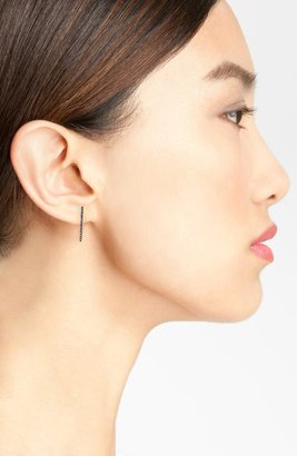 Kismet by Milka 'Lumiere' Black Diamond Stud Earrings