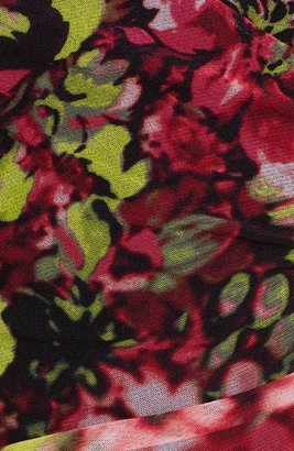 Jean Paul Gaultier Cap Sleeve Floral Tulle Dress