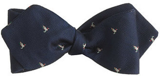 J.Crew English silk bow tie in mallard print