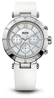 HUGO BOSS 1502314  Chronograph White and Silver Round Watch - Assorted Pre-Pack