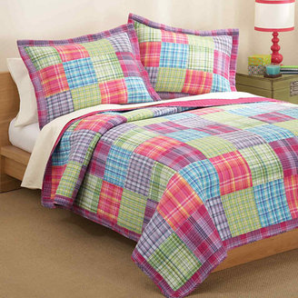 JCPenney Kelsey Plaid Twill Quilt Set