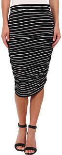 Splendid Striped Midi Skirt