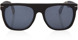 RetroSuperFuture Black Flat Top Ghost Rider Sunglasses
