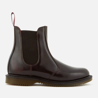 Dr. Martens Women's Flora Arcadia Leather Leather Chelsea Boots - Cherry Red