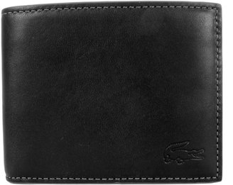 Lacoste Black Wallet & Keyring Set