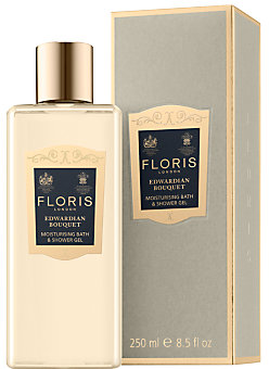 Floris Edwardian Bouquet Moisturising Bath and Shower Gel, 250ml