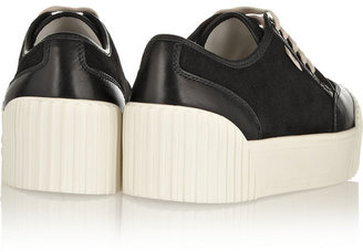 Marc by Marc Jacobs Suede and leather platform sneakers