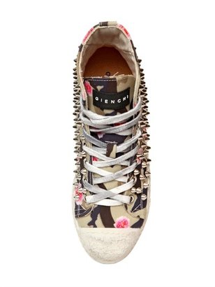 Gienchi 20mm Studded Canvas High Top Sneakers