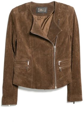 MANGO Peccary leather jacket