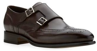 Santoni Carter Double Monk Shoe