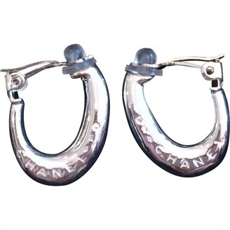 Chanel Silver Silver Earrings