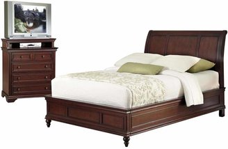 Home Styles Lafayette 2-pc. Queen Headboard & 5-Drawer Media Chest