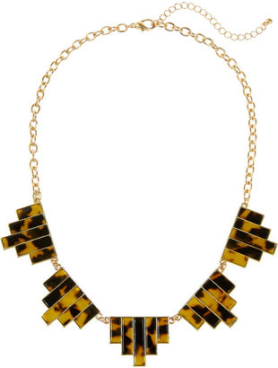 Kenneth Jay Lane Gold-plated resin necklace