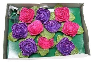Kurt Adler Kurt S Adler UL1414A Victorian Rose Light Set Featuring Pink and Purple Roses, 10 Light