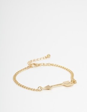 ASOS Arrow Bracelet - gold