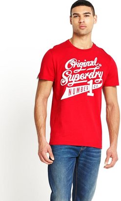 Superdry Mens Number 1 Co. Entry T-shirt