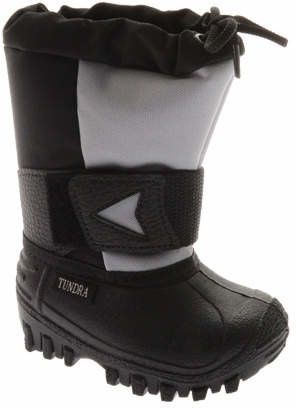 Tundra Infants/Toddlers Artic Drift - Black/Grey Boots