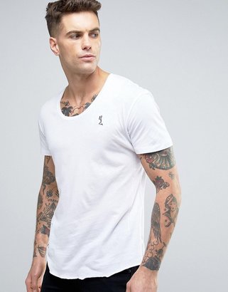 Religion T-Shirt with Scoop Neck