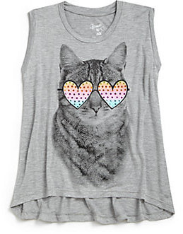 Flowers by Zoe Toddler's & Little Girl's Cat Sunglasses Tank Top